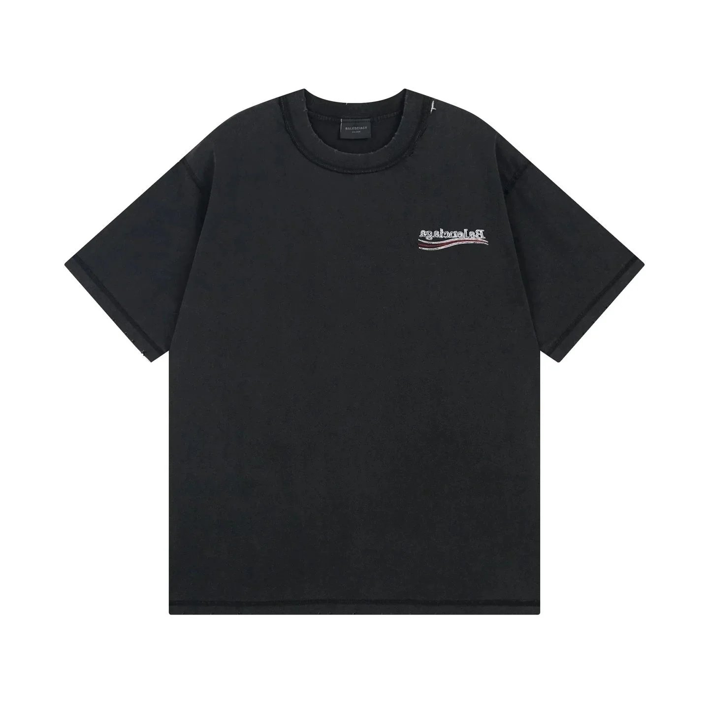 Balenciaga T-Shirts Logo Graphic Short-Sleeve T-Shirt — 15