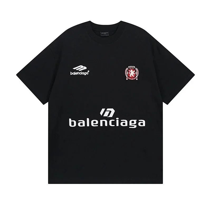 Balenciaga T-Shirts Logo Graphic Short-Sleeve T-Shirt — 28