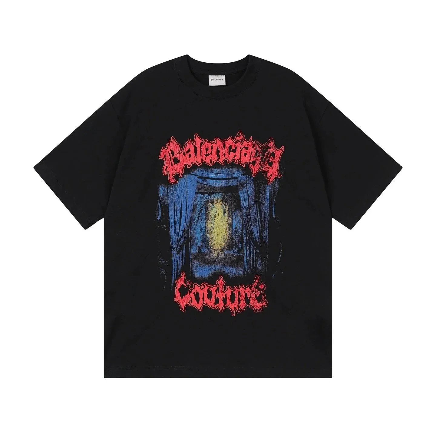Balenciaga T-Shirts Logo Graphic Short-Sleeve T-Shirt — 21