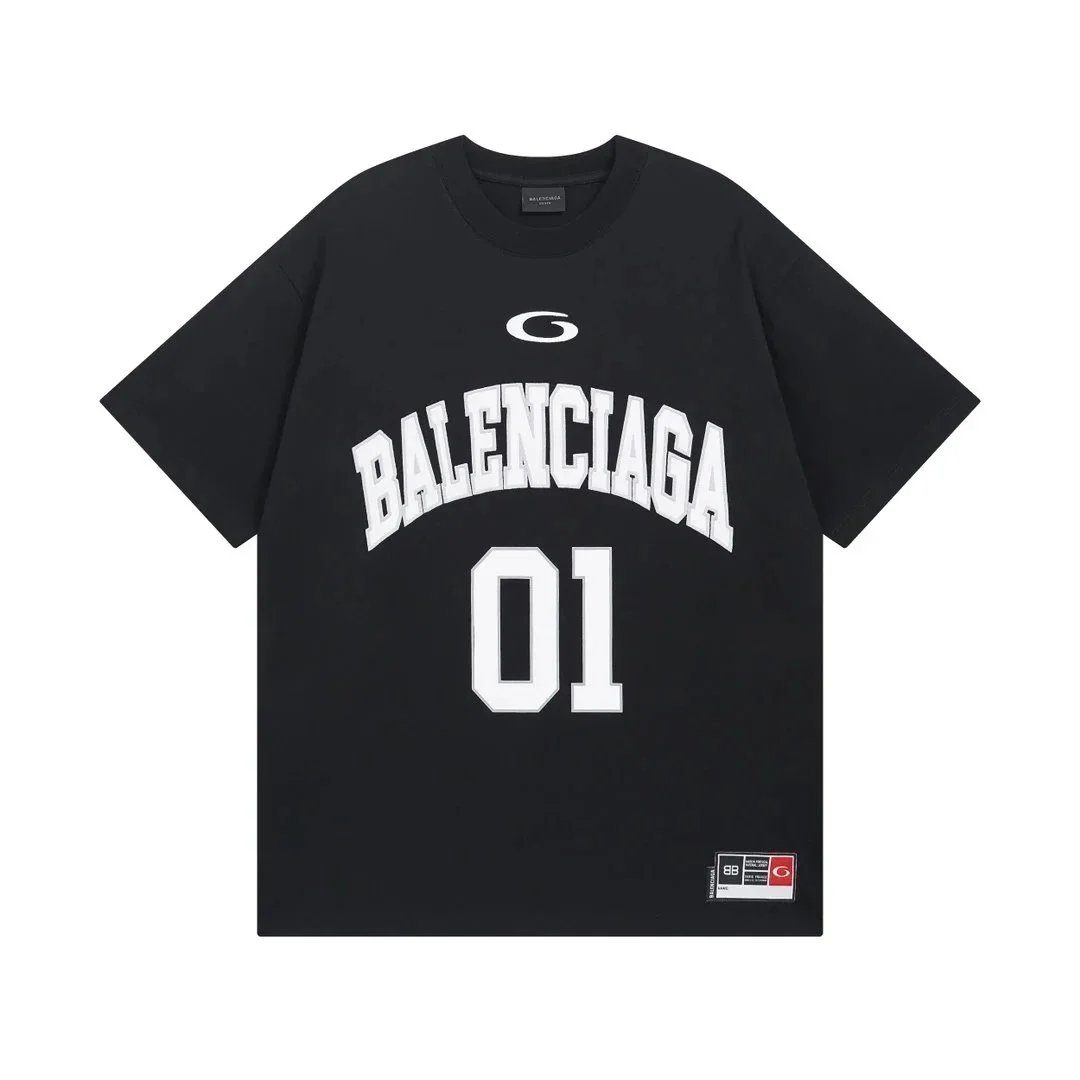 Balenciaga T-Shirts Logo Graphic Short-Sleeve T-Shirt — 3-1