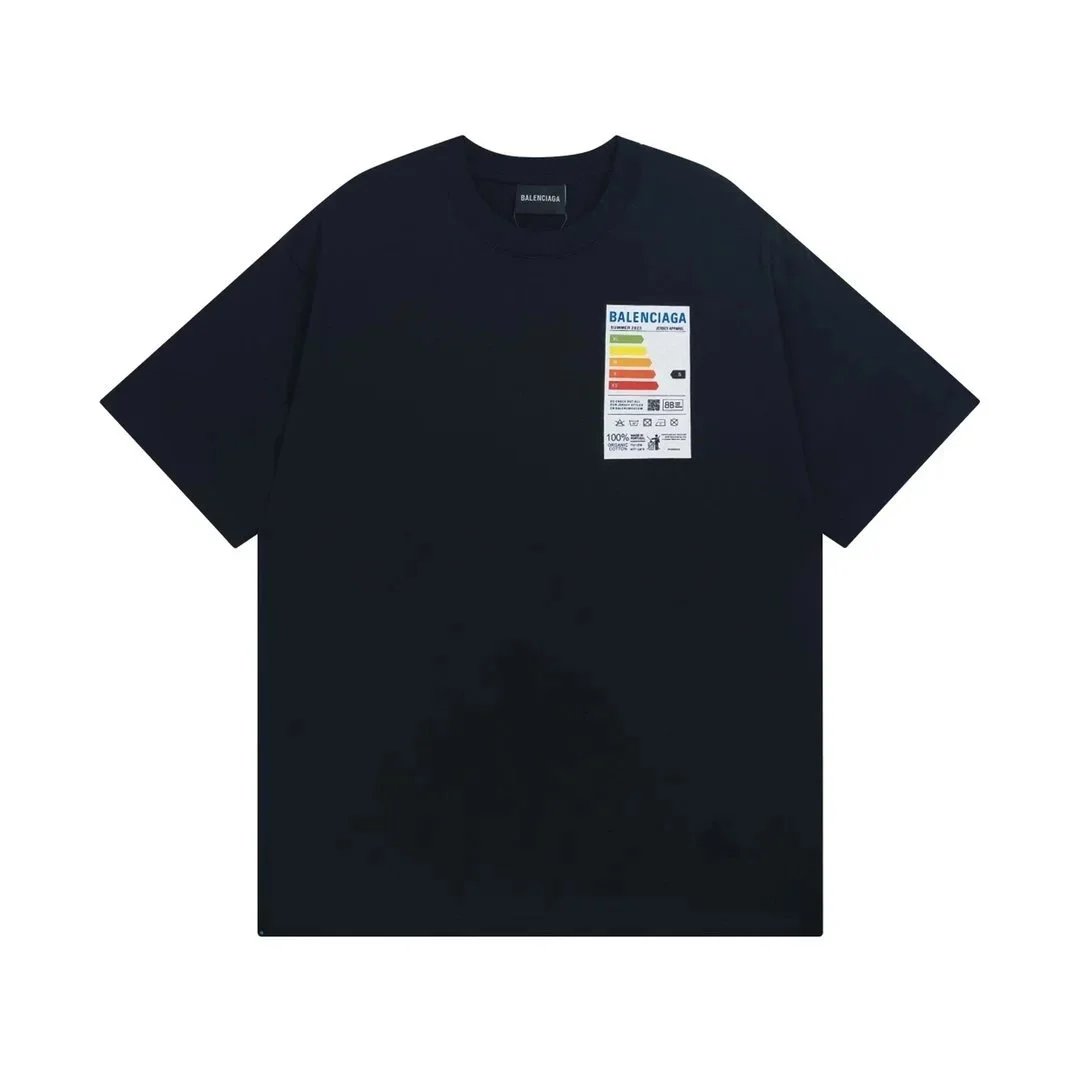 Balenciaga T-Shirts Logo Graphic Short-Sleeve T-Shirt — 26