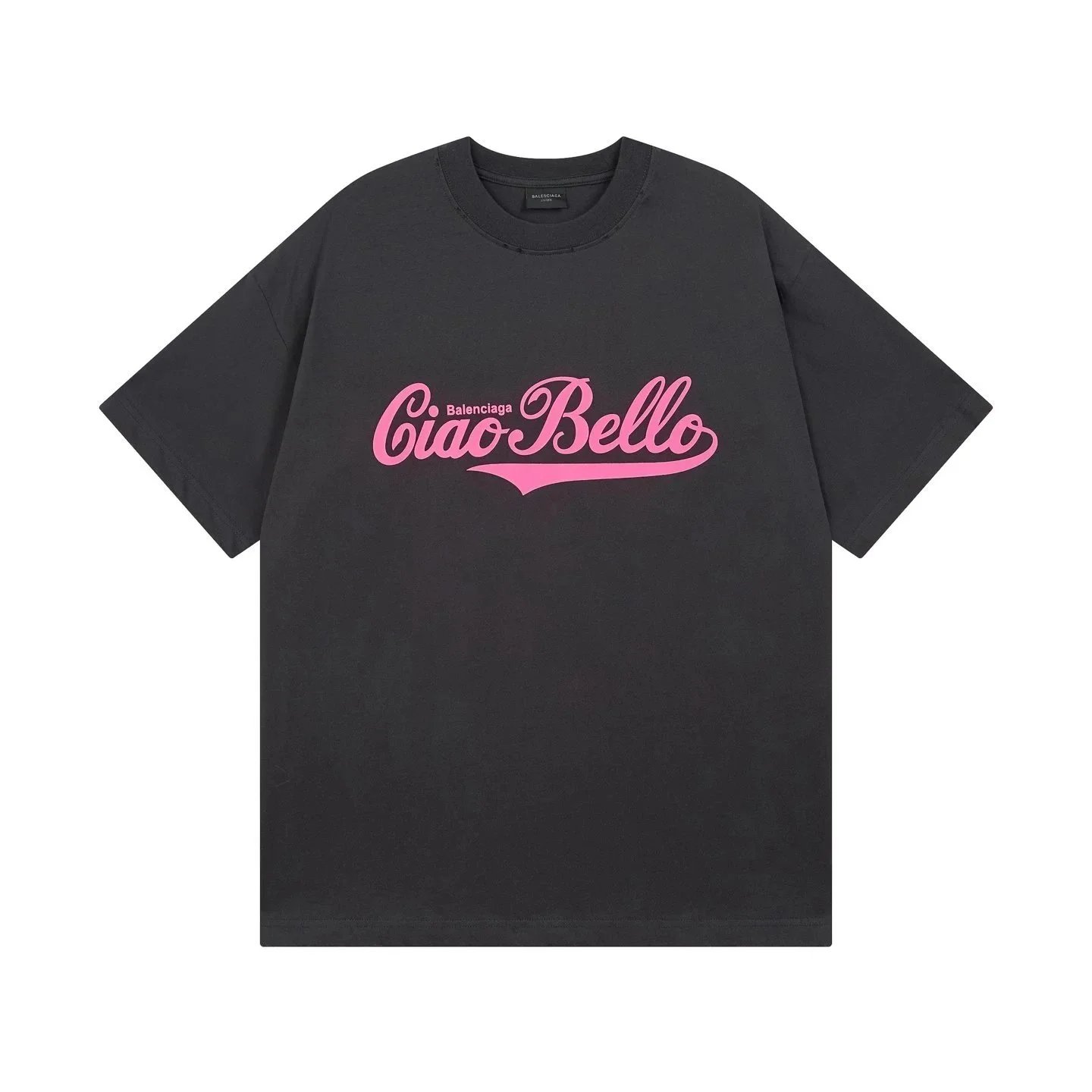 Balenciaga T-Shirts Logo Graphic Short-Sleeve T-Shirt — 16