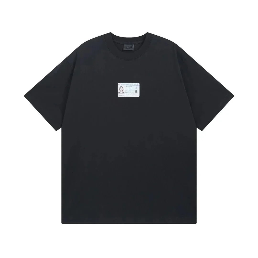 Balenciaga T-Shirts Logo Graphic Short-Sleeve T-Shirt — 25