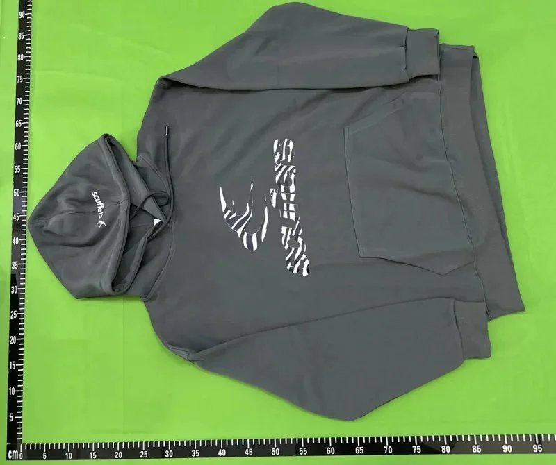 Scuffers Hoodies & Sweatshirts Logo Print Hooded Sweatshirt with Kangaroo Pocket image 9