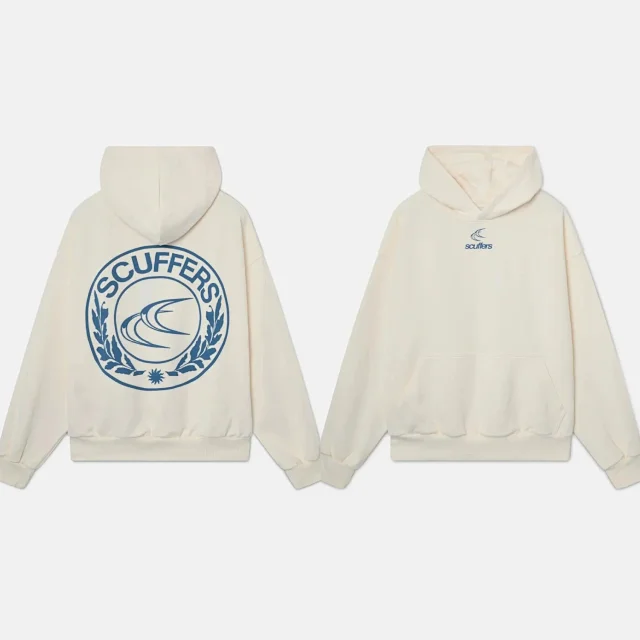 Scuffers Hoodies & Sweatshirts Logo Print Hooded Sweatshirt with Kangaroo Pocket product detail image 16