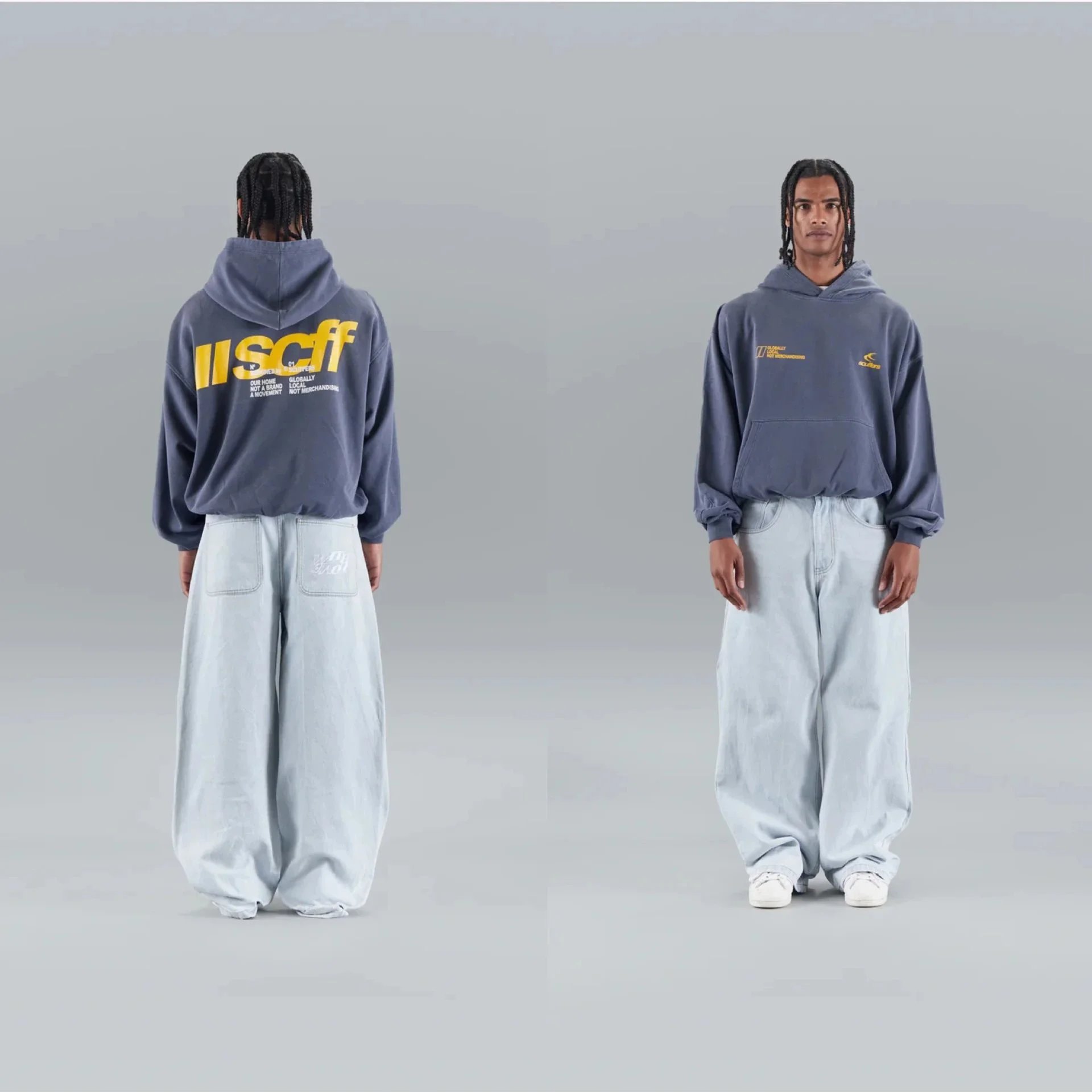 Scuffers Hoodies & Sweatshirts Logo Print Hooded Sweatshirt with Kangaroo Pocket — 15
