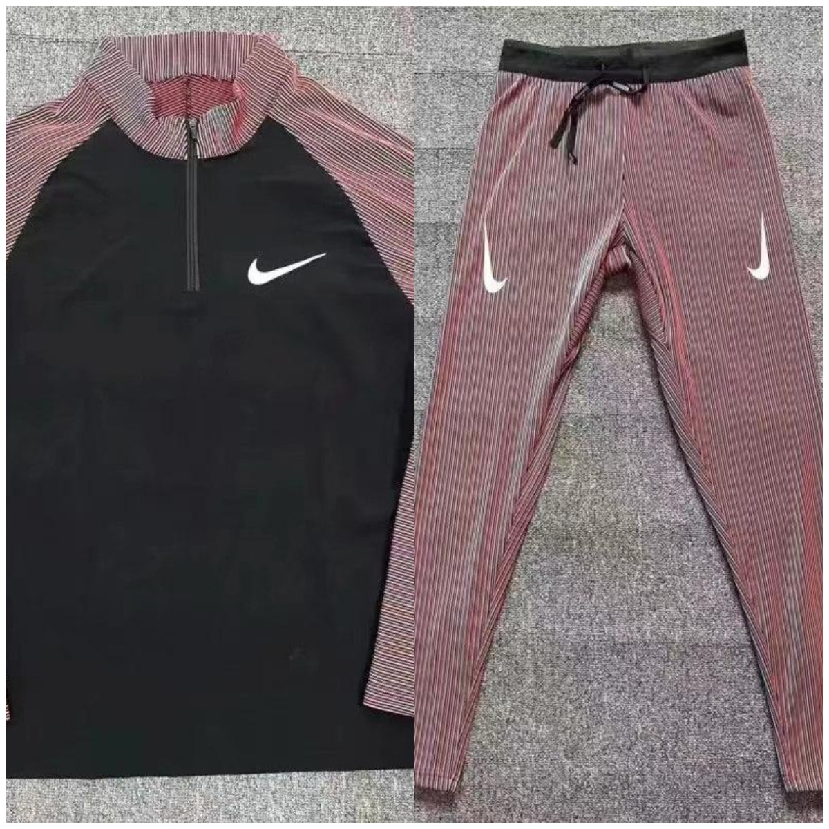 Nike Tracksuits Zip-Up Track Jacket and Pants Set — 006