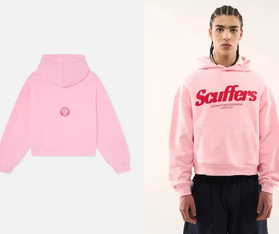 Scuffers Hoodies & Sweatshirts Logo Print Hooded Sweatshirt with Kangaroo Pocket — 21