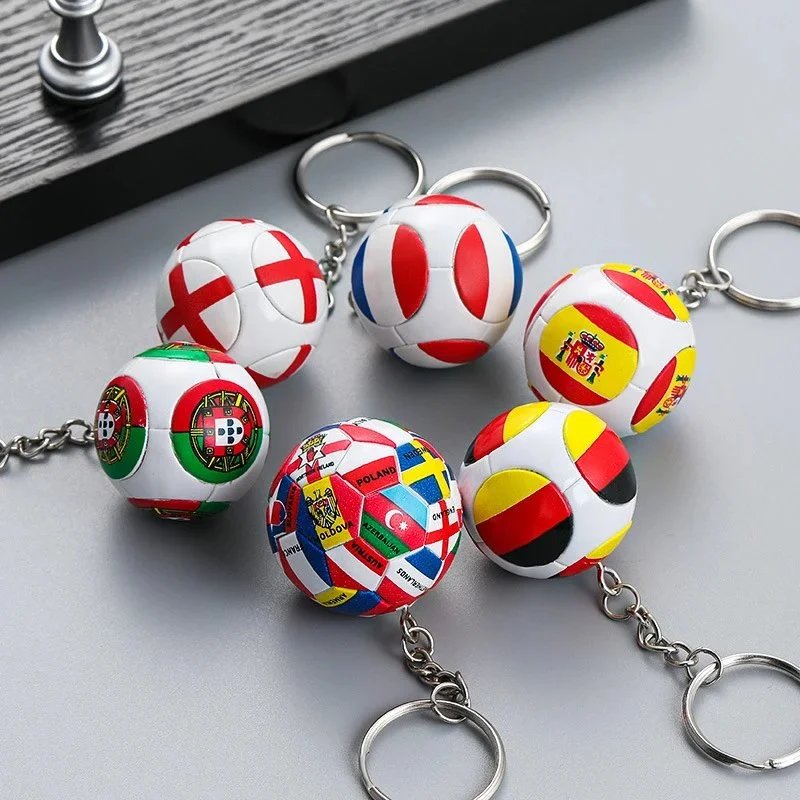 Unbranded Uncategorized Country Flag Football Keychain image 2