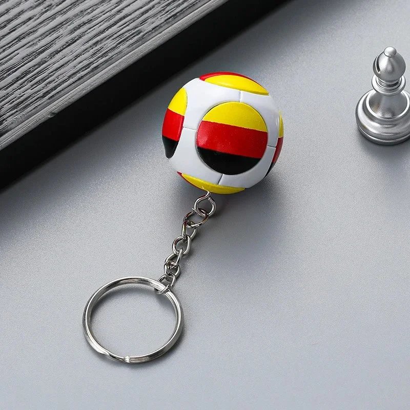 Unbranded Uncategorized Country Flag Football Keychain — Germany