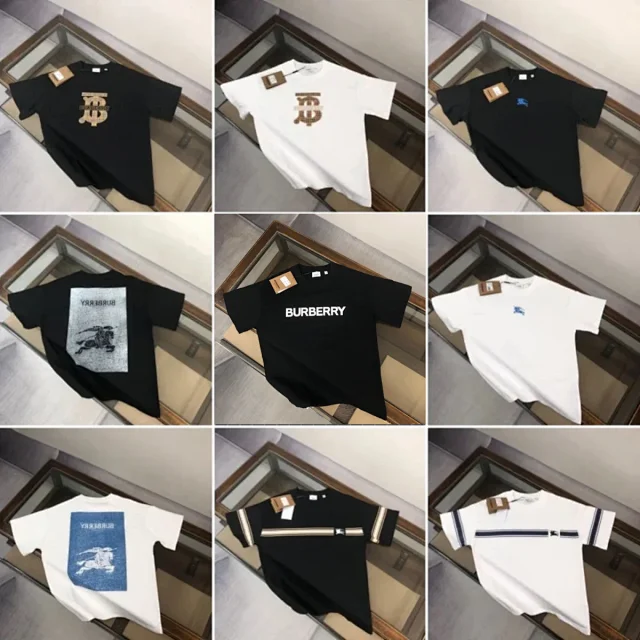Burberry T-Shirts Short-Sleeve Graphic Logo T-Shirt product detail image 1