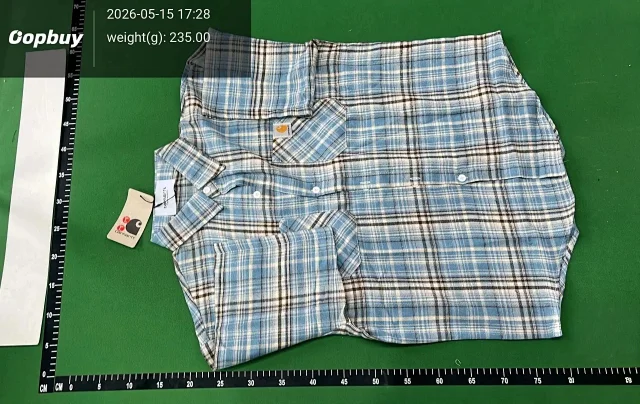 Chrome Hearts Shirts Long-Sleeve Plaid and Cross-Motif Button-Up Shirt product detail image 10