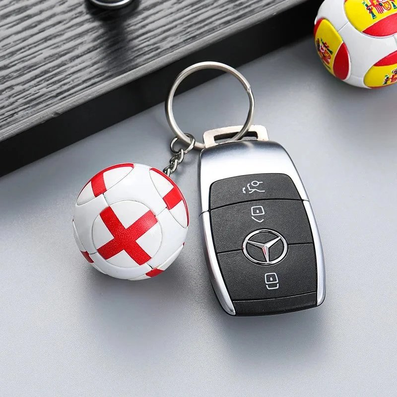 Unbranded Uncategorized Country Flag Football Keychain image 3