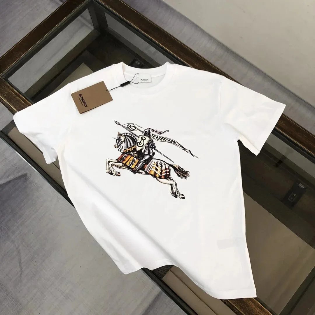 Burberry T-Shirts Short-Sleeve Graphic Logo T-Shirt — 05