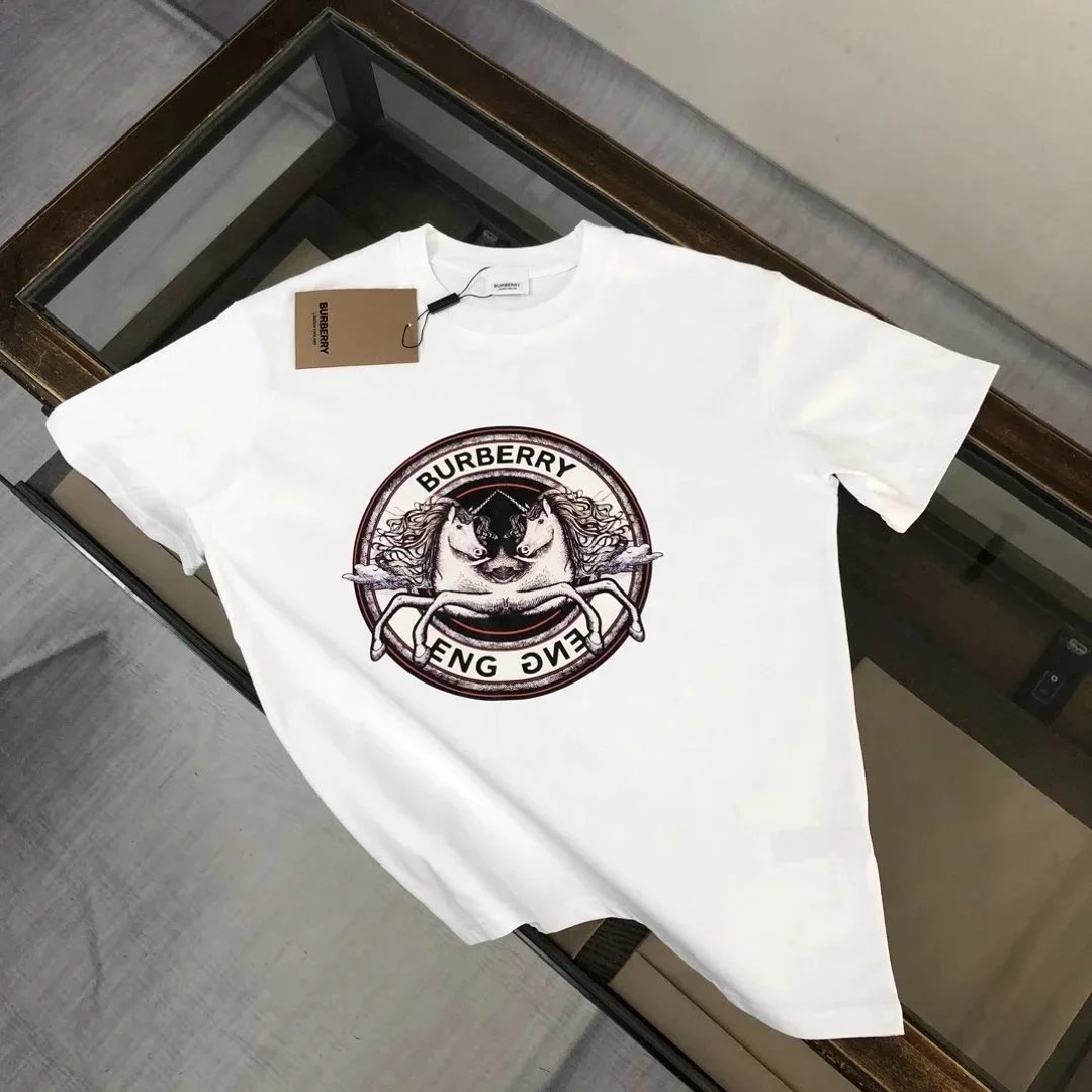 Burberry T-Shirts Short-Sleeve Graphic Logo T-Shirt — 07