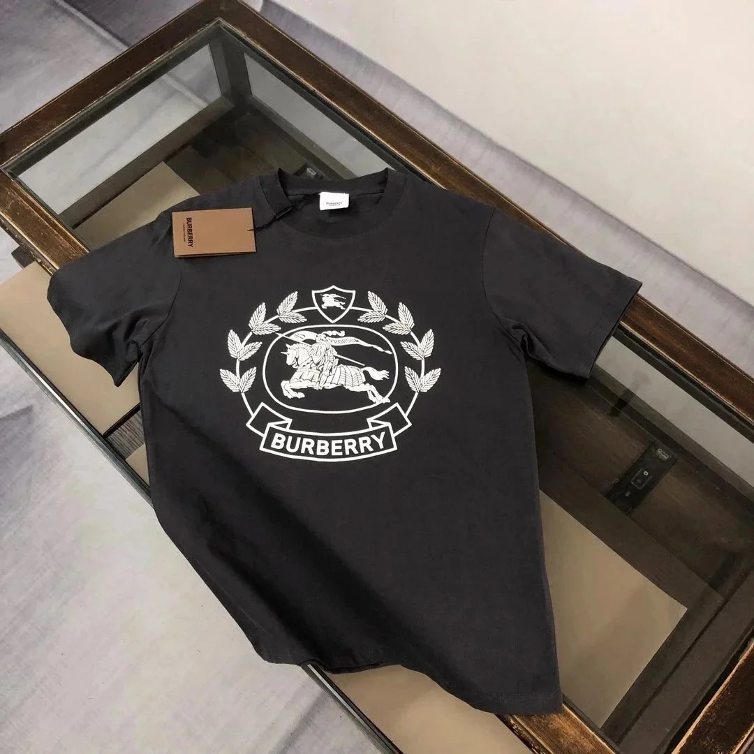 Burberry T-Shirts Short-Sleeve Graphic Logo T-Shirt — 13