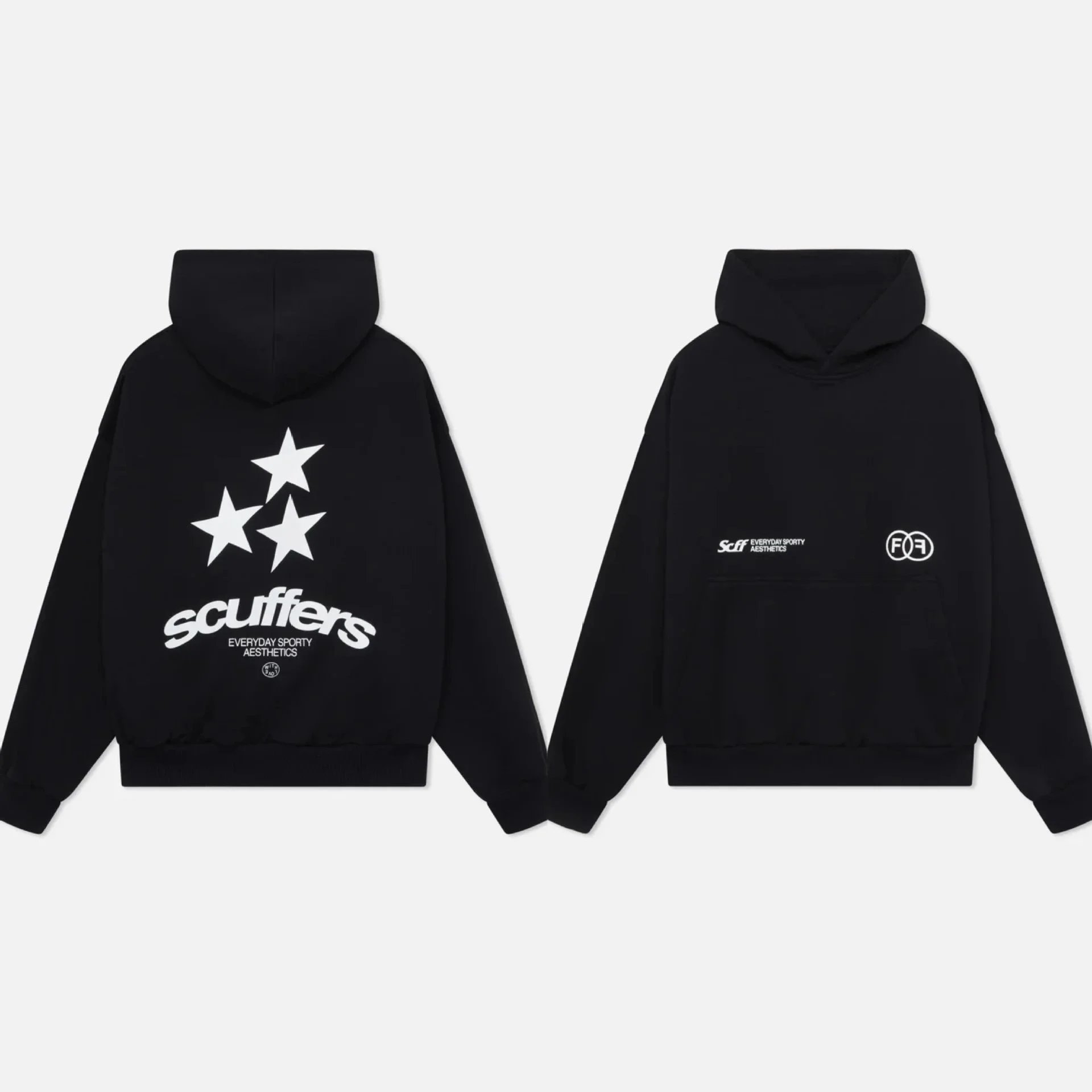 Scuffers Hoodies & Sweatshirts Logo Print Hooded Sweatshirt with Kangaroo Pocket — 18