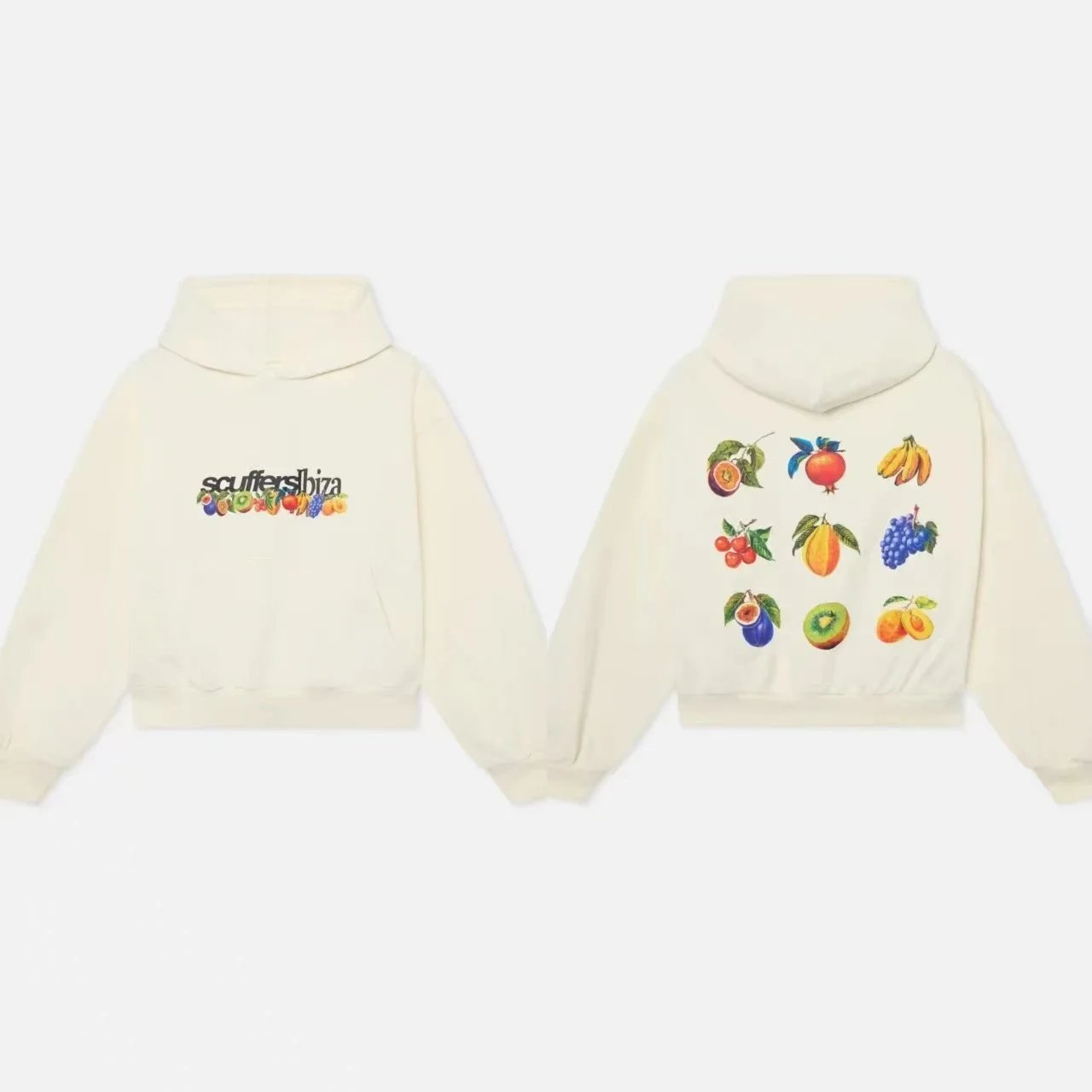 Scuffers Hoodies & Sweatshirts Logo Print Hooded Sweatshirt with Kangaroo Pocket — 26