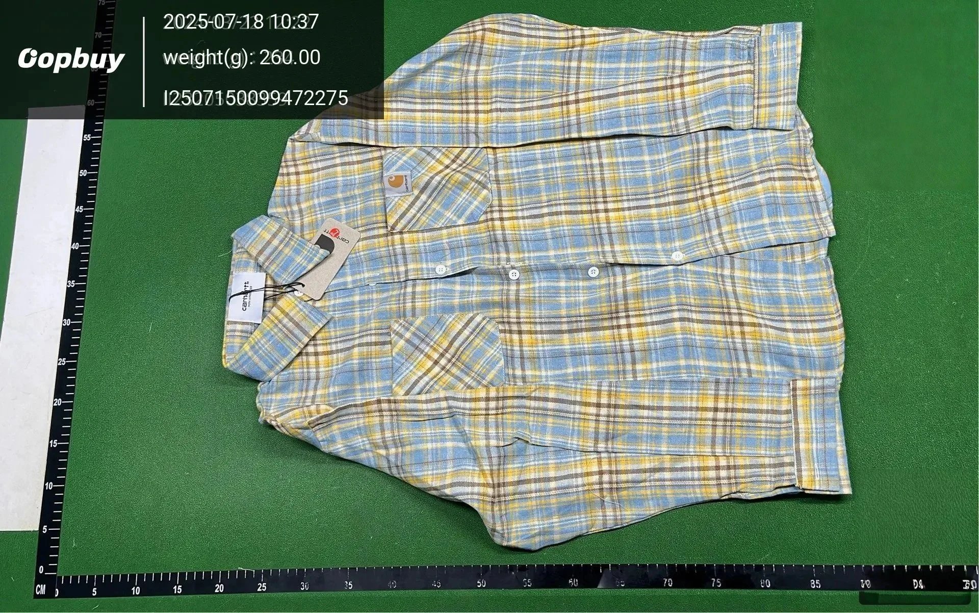 Chrome Hearts Shirts Long-Sleeve Plaid and Cross-Motif Button-Up Shirt image 12
