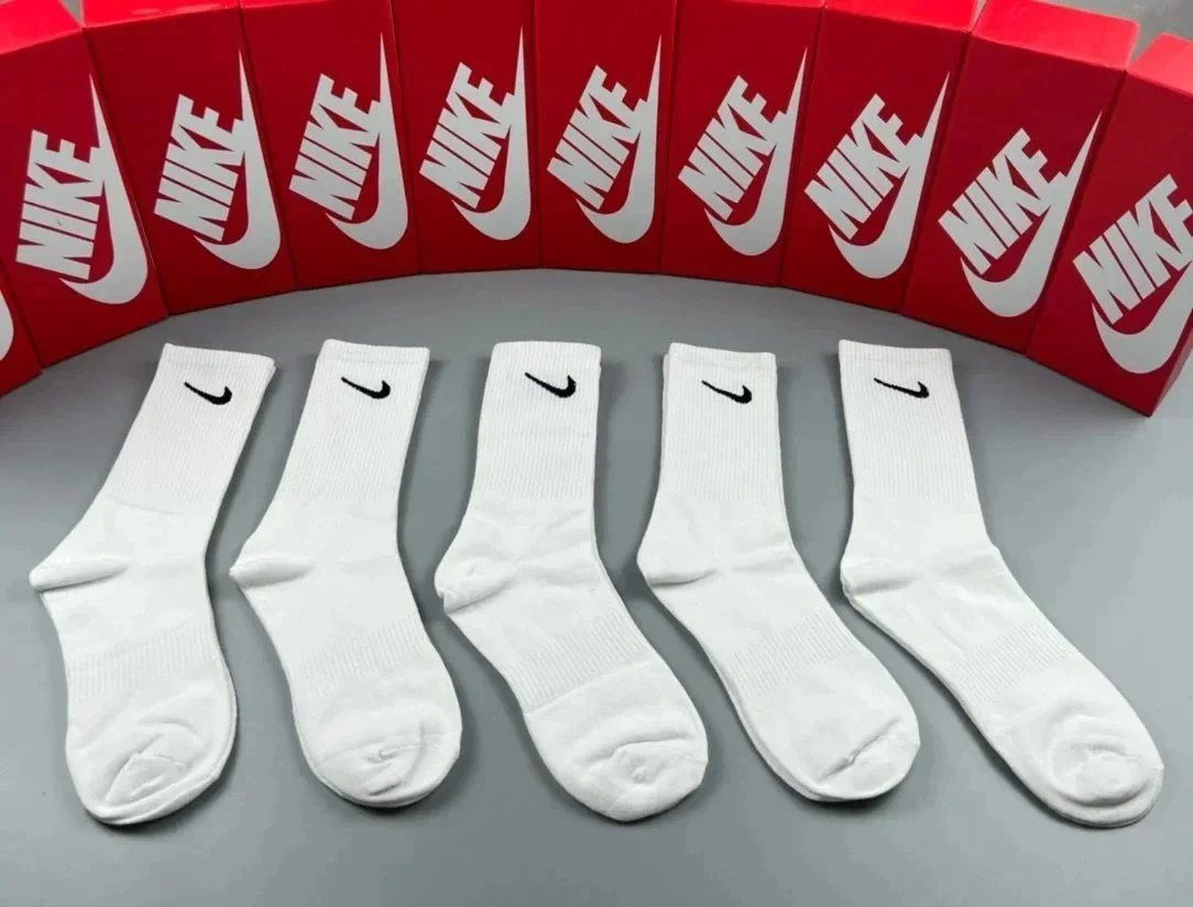 Nike Socks Mid-calf — Nike Long Socks (5 White)