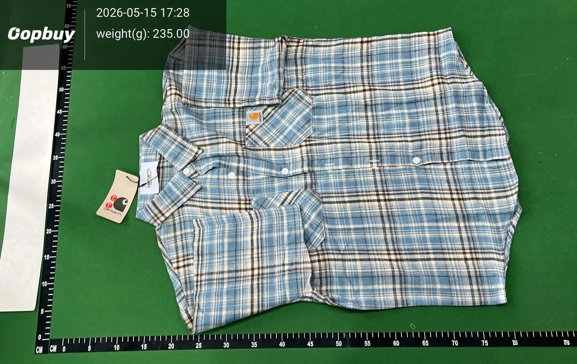 Chrome Hearts Shirts Long-Sleeve Plaid and Cross-Motif Button-Up Shirt image 10