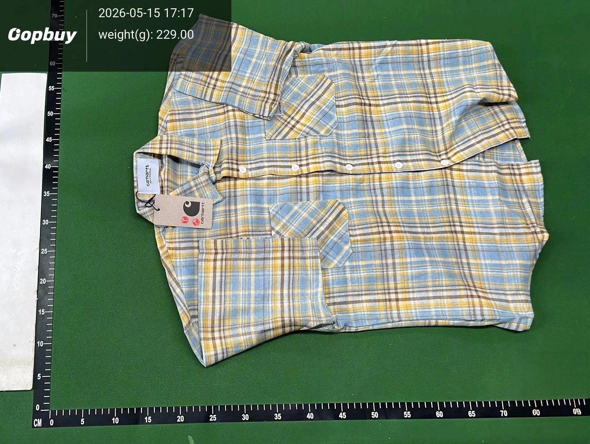 Chrome Hearts Shirts Long-Sleeve Plaid and Cross-Motif Button-Up Shirt image 11