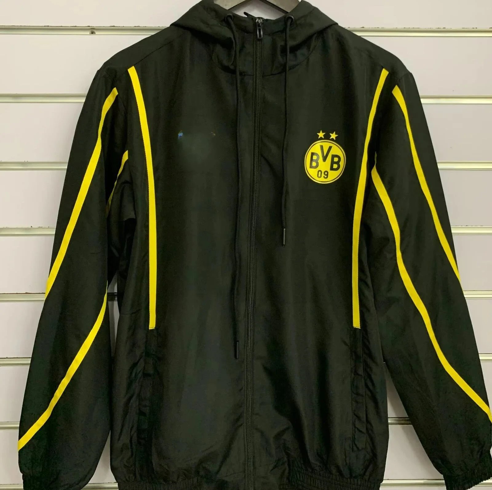 Unbranded Jackets Football crest zip-up windbreaker jacket image 4