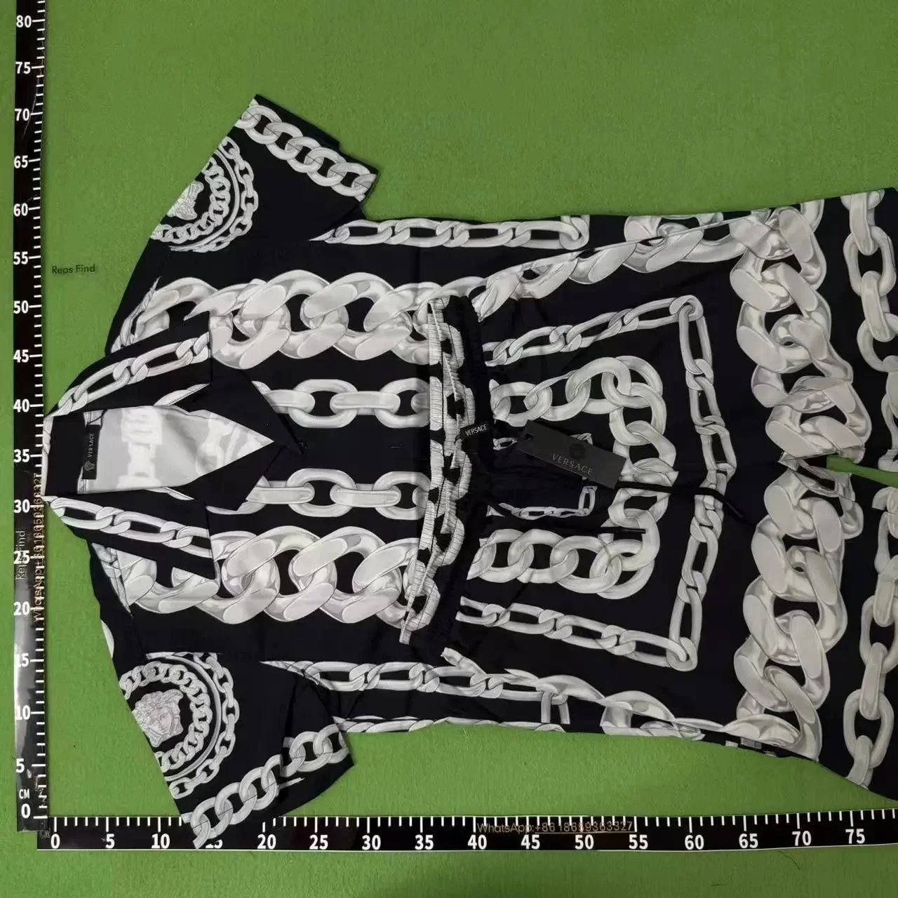 Casablanca Matching Sets Short-Sleeve Printed Shirt and Shorts Set — VE-02