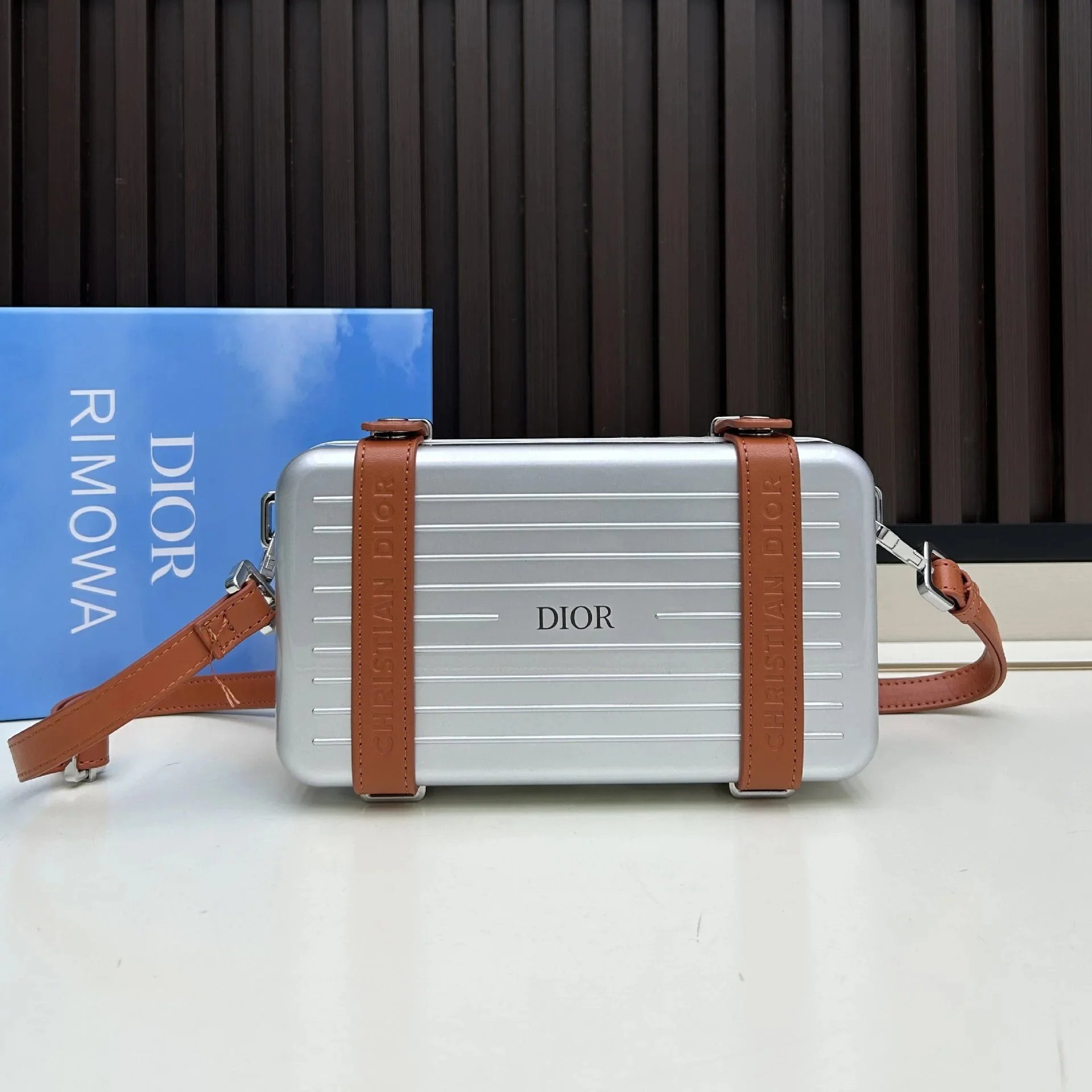 Dior Crossbody Bags Ribbed suitcase-style bag image 4