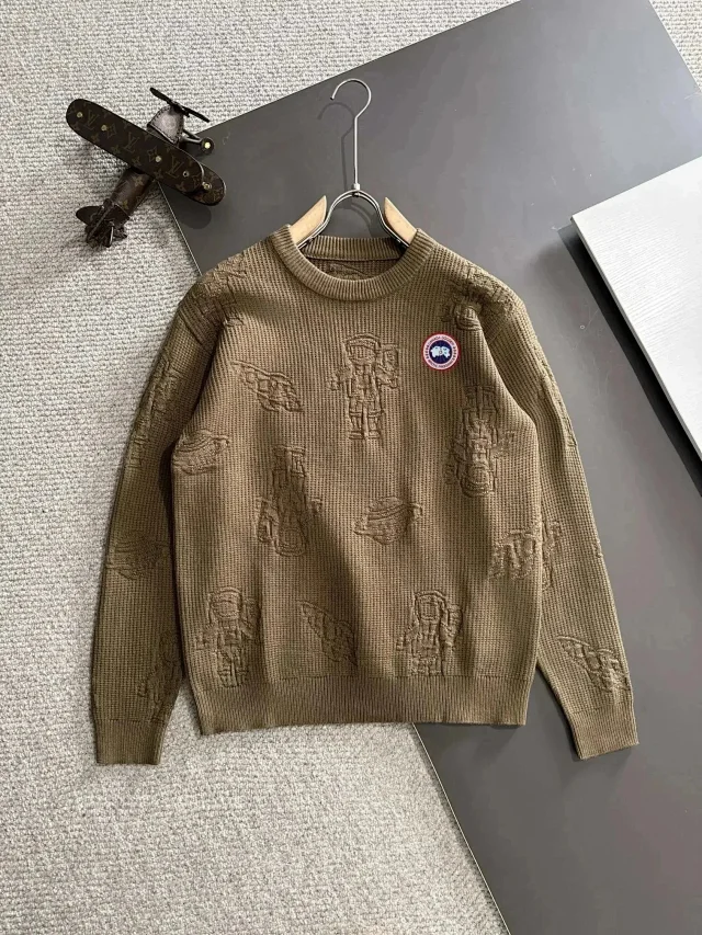Canada Goose Knitwear Crewneck Astronaut Jacquard Sweater product detail image 2
