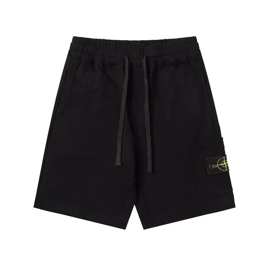 Prada Shorts Nylon Drawstring with Triangle Logo Plaque — 34