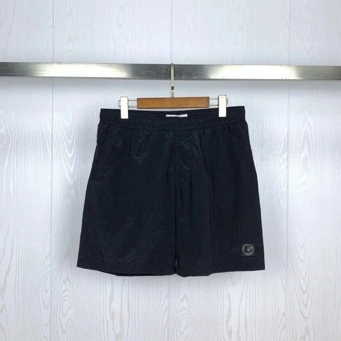 Prada Shorts Nylon Drawstring with Triangle Logo Plaque — 12