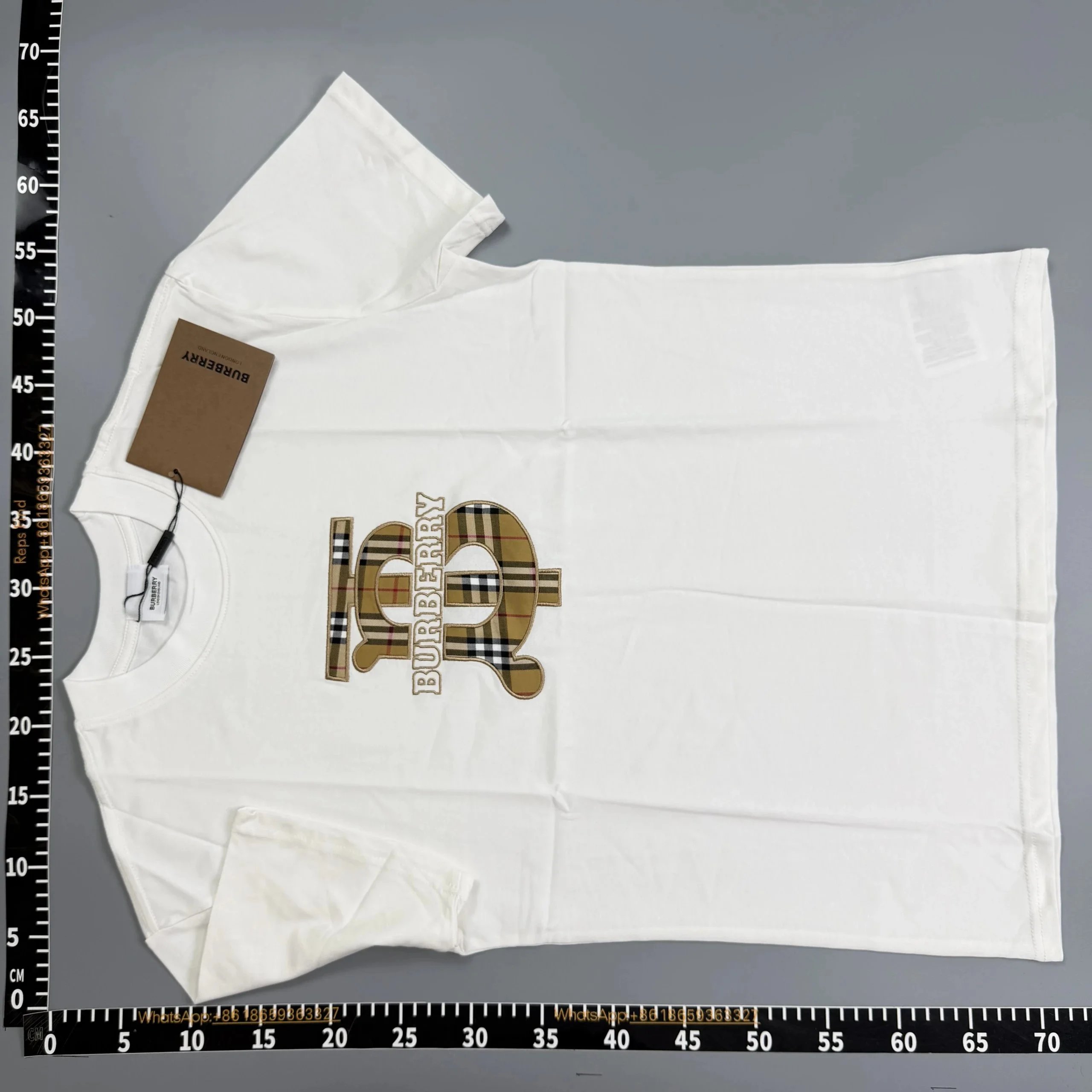 Burberry T-Shirts Short-Sleeve Logo Graphic — 14