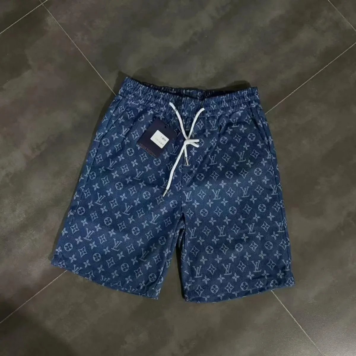 Prada Shorts Nylon Drawstring with Triangle Logo Plaque — 39