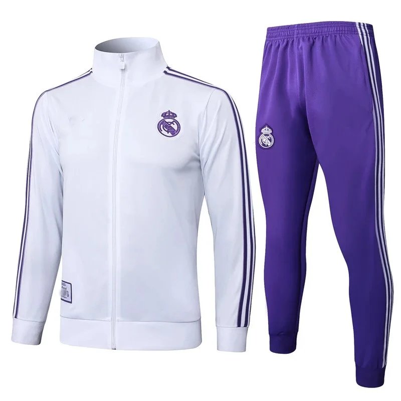 Adidas Tracksuits FC Bayern Munich Football Track Suit — Real Madrid white