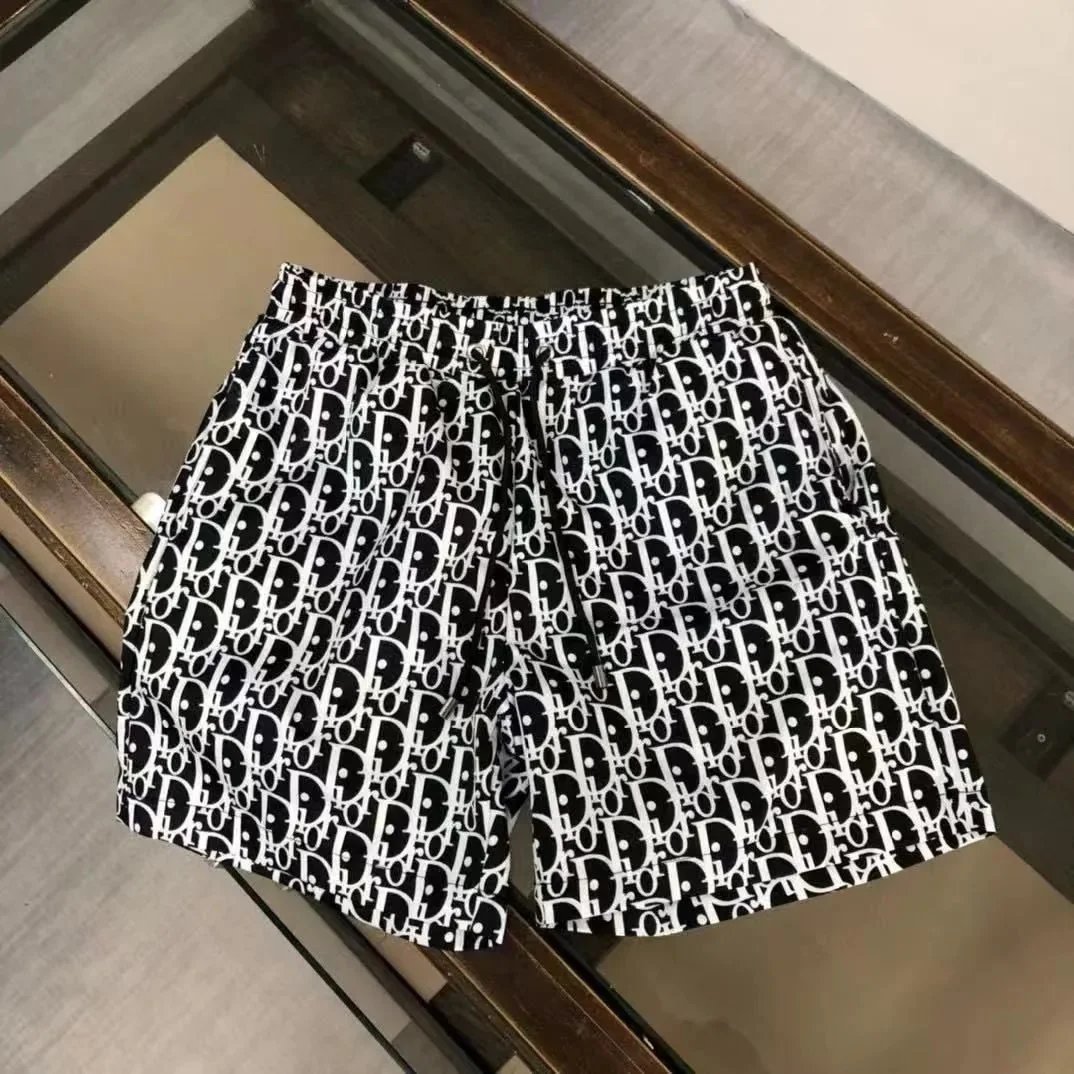 Prada Shorts Nylon Drawstring with Triangle Logo Plaque — 25