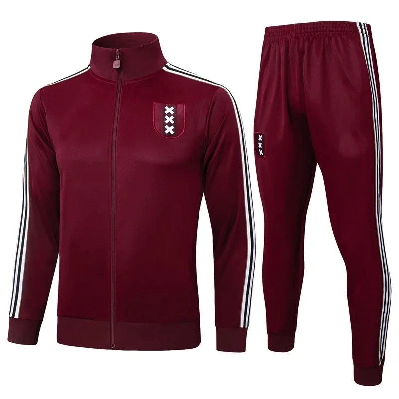 Adidas Tracksuits FC Bayern Munich Football Track Suit — Ajax deep garnet red