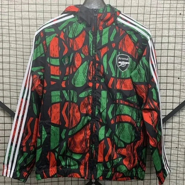 Unbranded Jackets Football crest zip-up windbreaker jacket product detail image 4