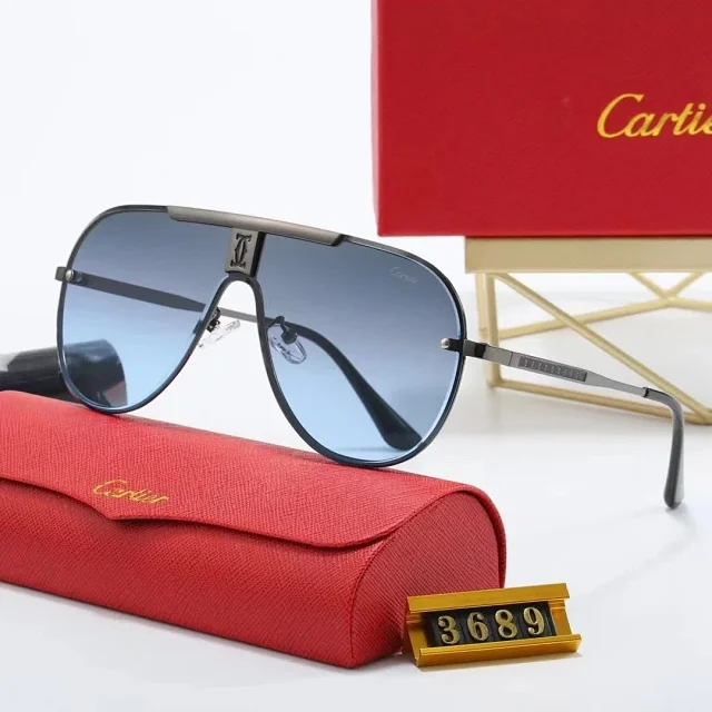 Cartier Eyewear Aviator sunglasses with double bridge product detail image 15
