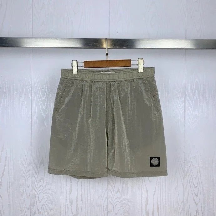 Prada Shorts Nylon Drawstring with Triangle Logo Plaque — 15