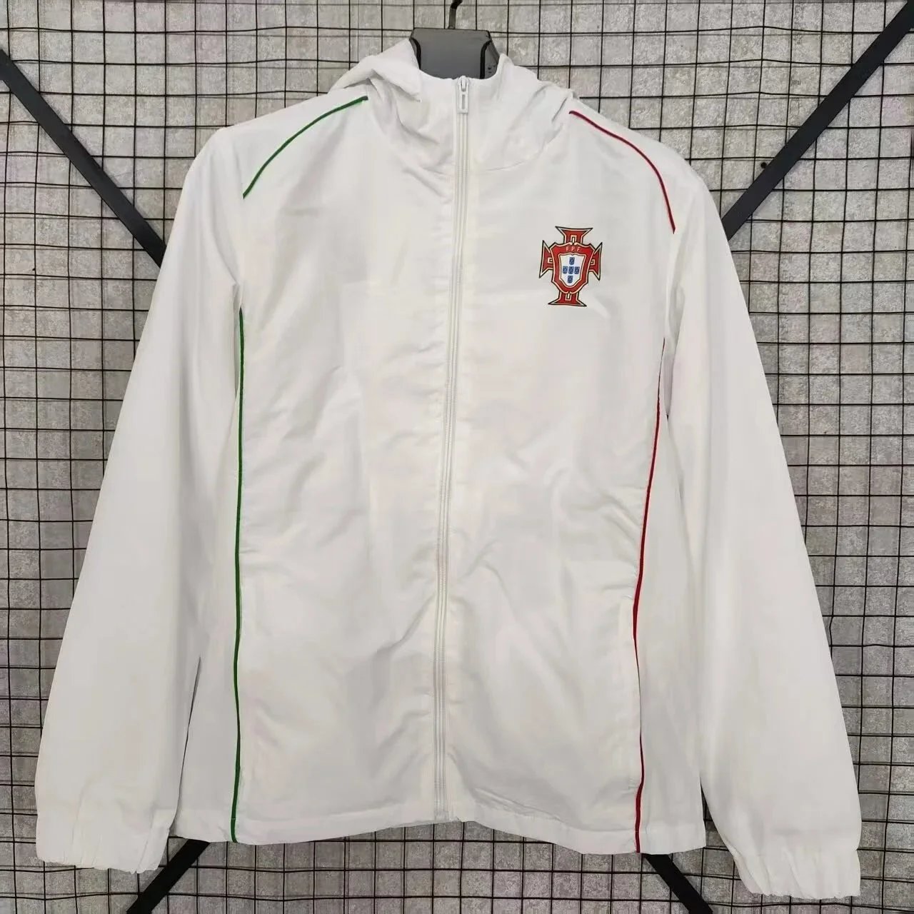 Unbranded Jackets Football crest zip-up windbreaker jacket image 2