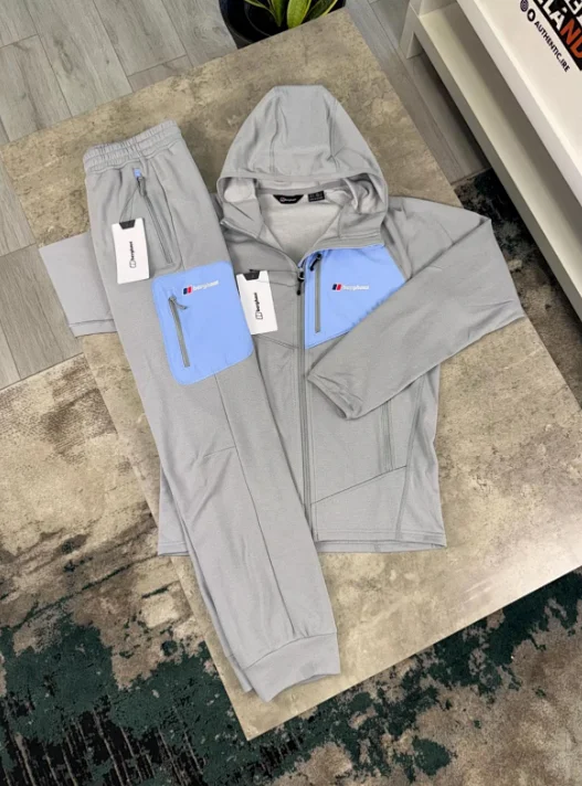 Berghaus Tracksuits Hooded zip-up tracksuit with contrast chest pockets product detail image 1