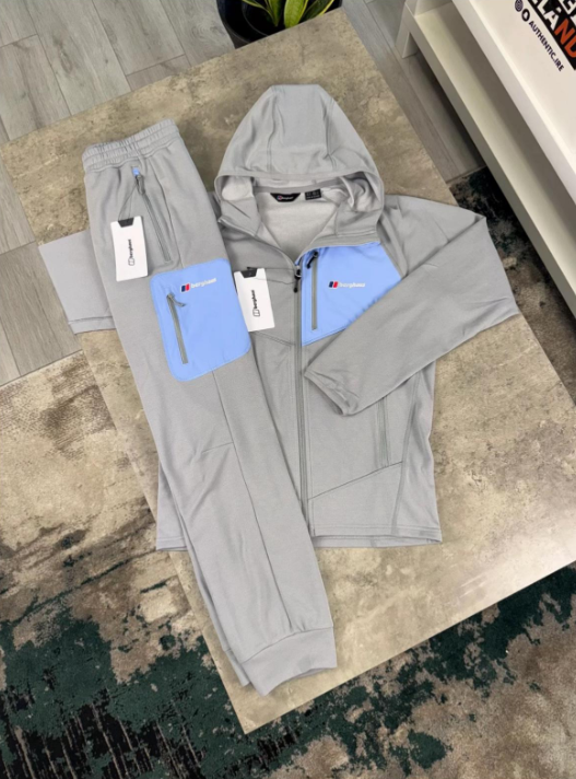 Berghaus Tracksuits Hooded zip-up tracksuit with contrast chest pockets — 1