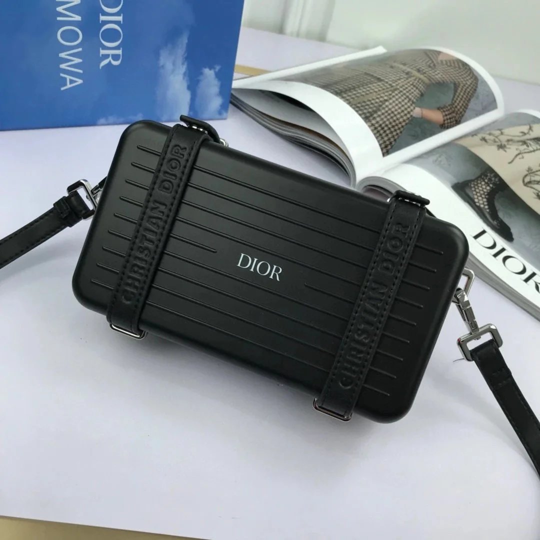 Dior Crossbody Bags Ribbed suitcase-style bag image 2