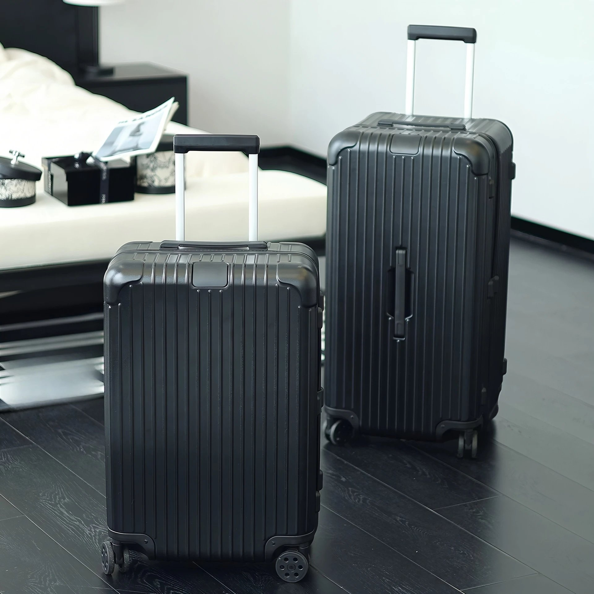 Dior Crossbody Bags Ribbed suitcase-style bag — RIM Matte Black