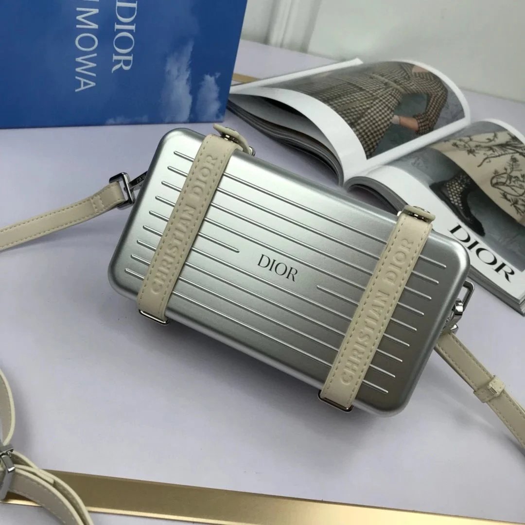 Dior Crossbody Bags Ribbed suitcase-style bag — RIM x DIOR Collaboration 14