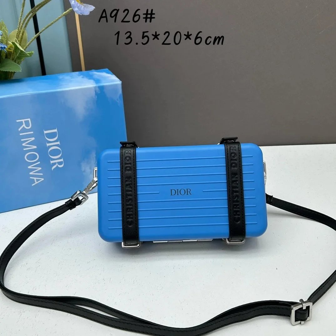 Dior Crossbody Bags Ribbed suitcase-style bag — RIM x DIOR Collaboration 12