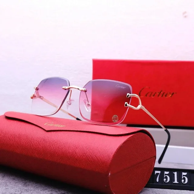 Cartier Eyewear Aviator sunglasses with double bridge product detail image 9