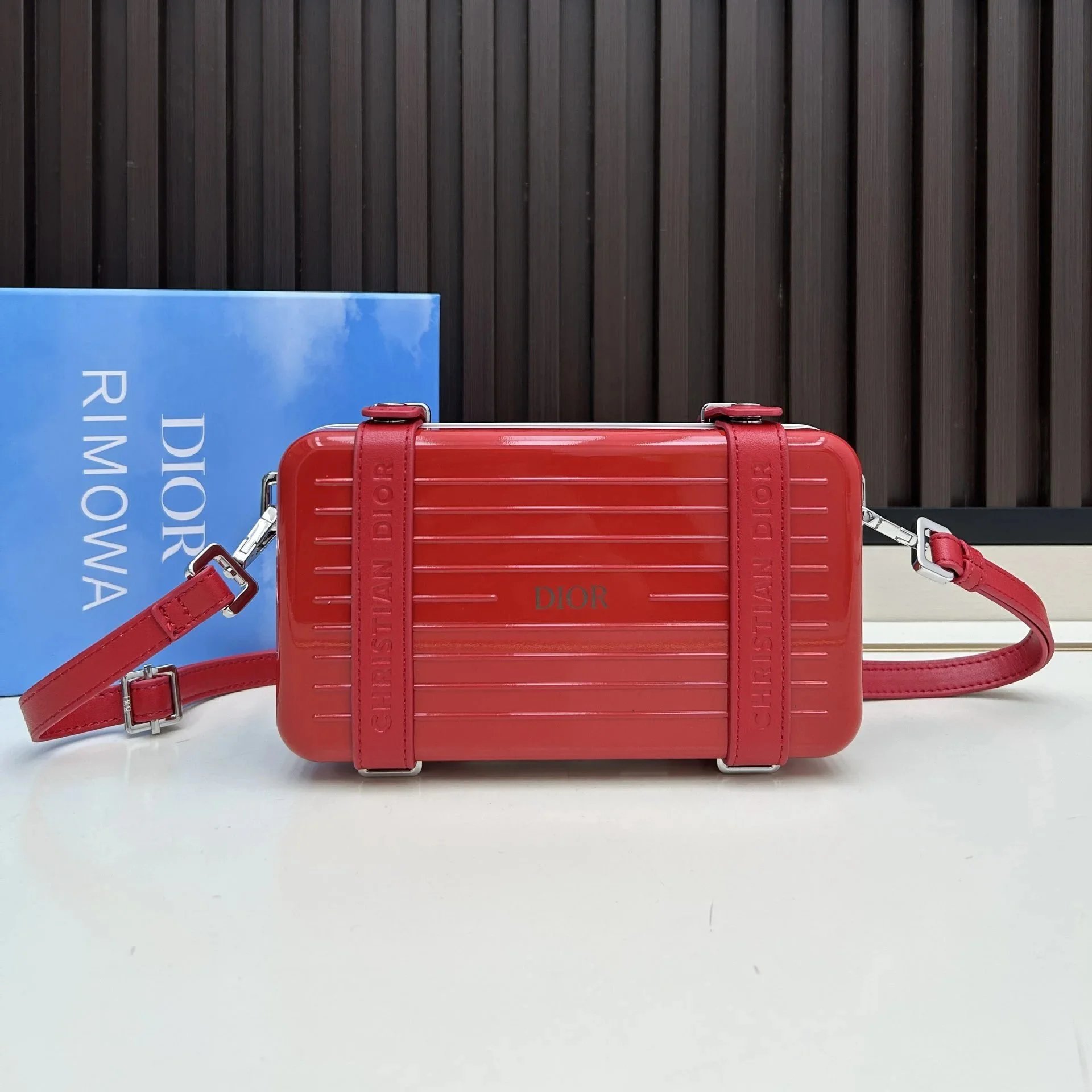 Dior Crossbody Bags Ribbed suitcase-style bag — RIM x DIOR Collaboration 04