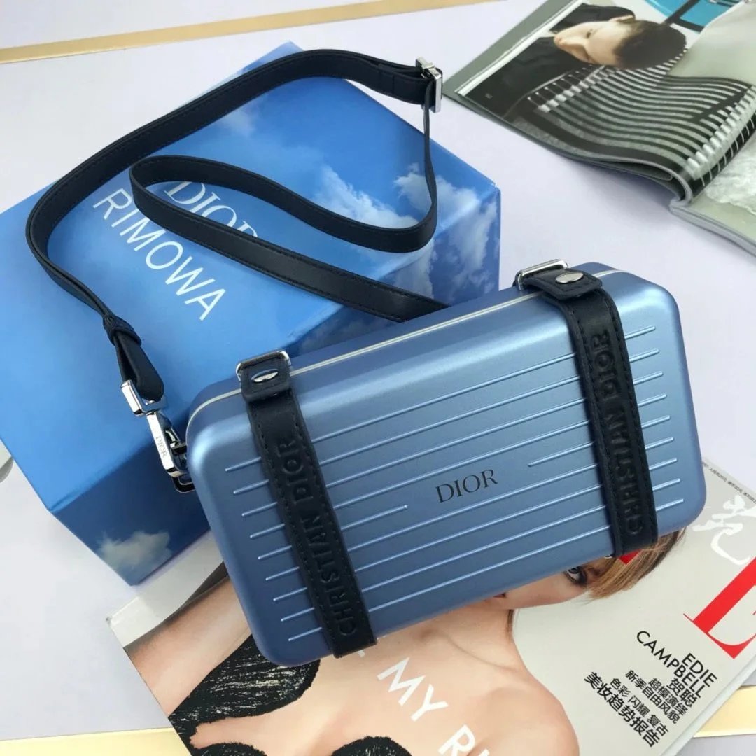 Dior Crossbody Bags Ribbed suitcase-style bag — RIM x DIOR Collaboration 16